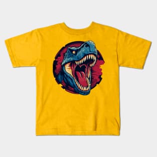 Roaring Ferocious Giganotosaurus Design Kids T-Shirt